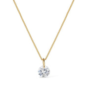 Colar Ponto de Luz Ouro 24k